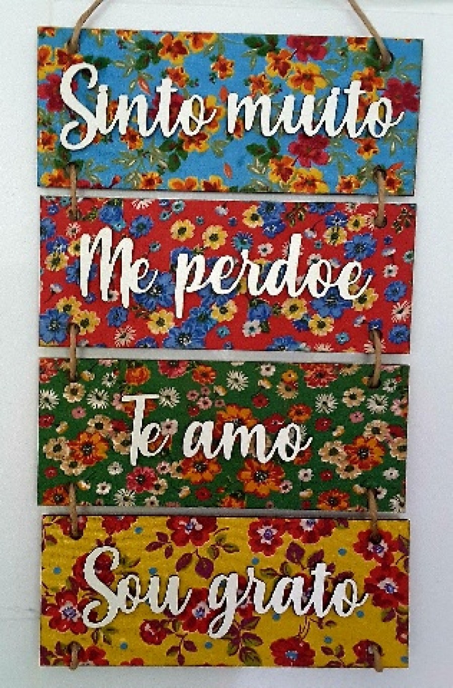 Placa Decorativa 40x24cm