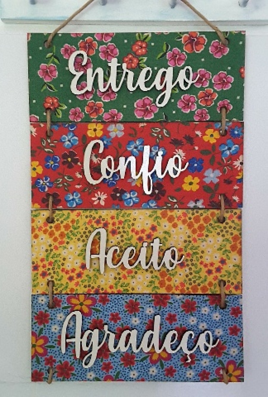 Placa Decorativa 40x24cm