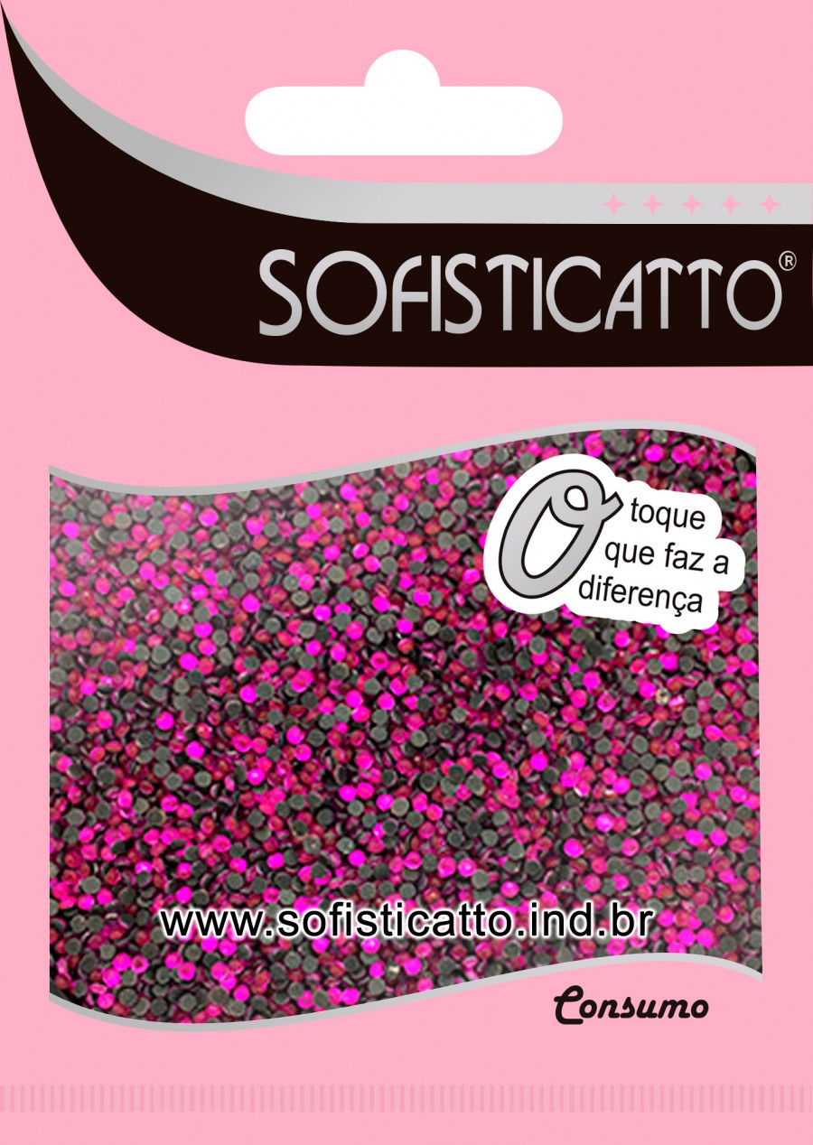 Strass redondo sem furo ac 02mm